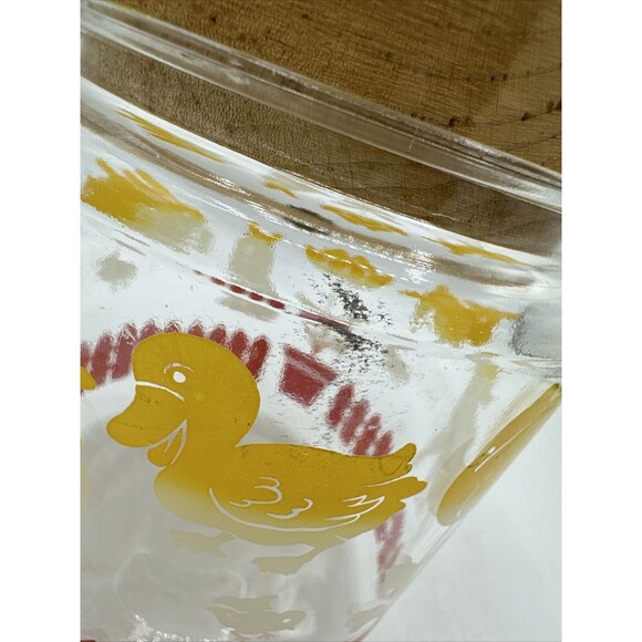 Vintage Jar Anchor Hocking Glass Biscuit Canister Storage 1940 - Picture 5 of 10